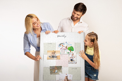 Pin board Annual planner with a minimalist design
