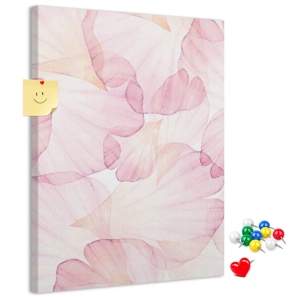 Pin board Delicate petals in pastel shades