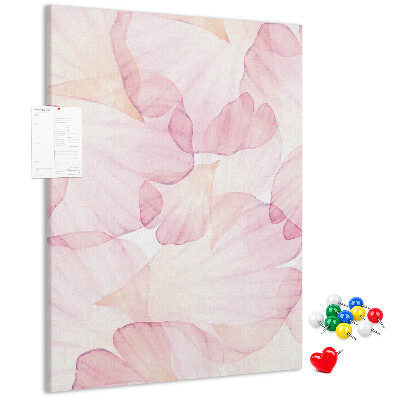 Pin board Delicate petals in pastel shades