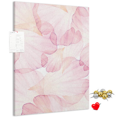 Pin board Delicate petals in pastel shades