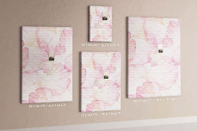 Pin board Delicate petals in pastel shades