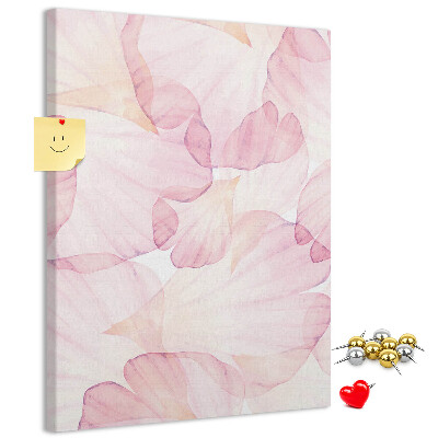 Pin board Delicate petals in pastel shades