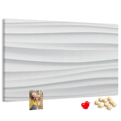 Cork display board Waves texture