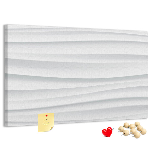 Cork display board Waves texture
