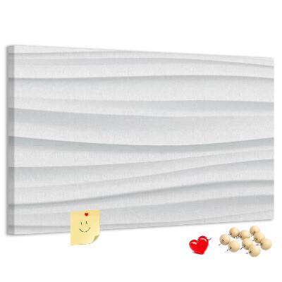 Cork display board Waves texture