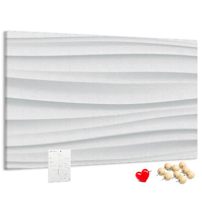 Cork display board Waves texture