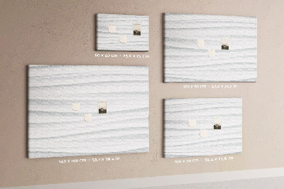 Cork display board Waves texture