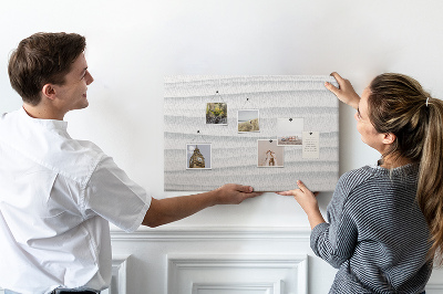 Cork display board Waves texture