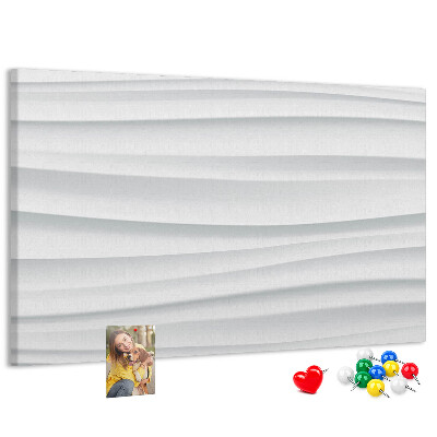 Cork display board Waves texture