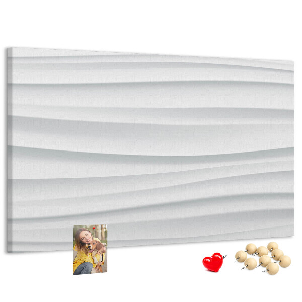 Cork display board Waves texture