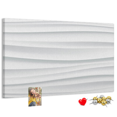 Cork display board Waves texture