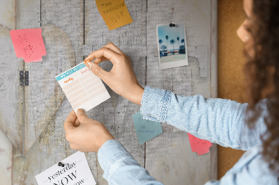 Cork memo board Love lettering