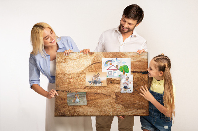 Cork display board wood texture