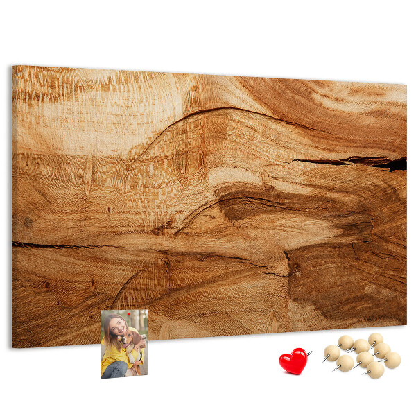 Cork display board wood texture