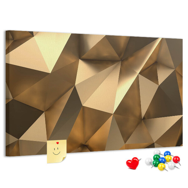 Cork board Triangles abstraction