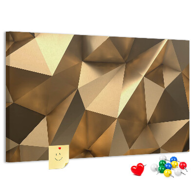 Cork board Triangles abstraction