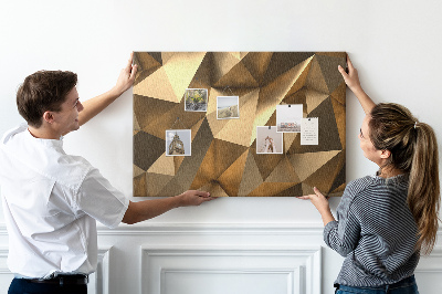Cork board Triangles abstraction