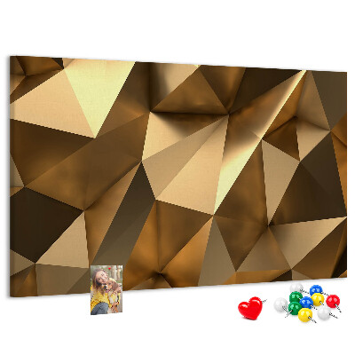 Cork board Triangles abstraction
