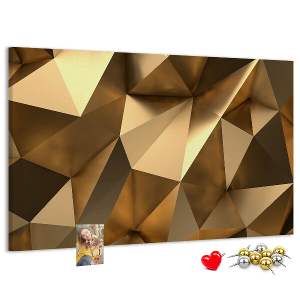 Cork board Triangles abstraction