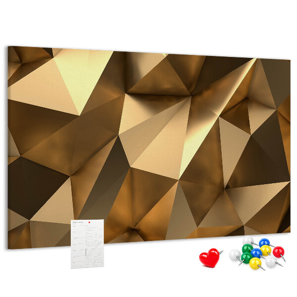 Cork board Triangles abstraction