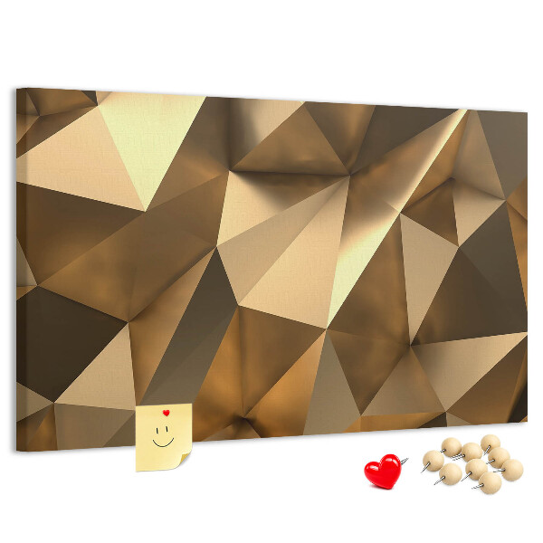 Cork board Triangles abstraction