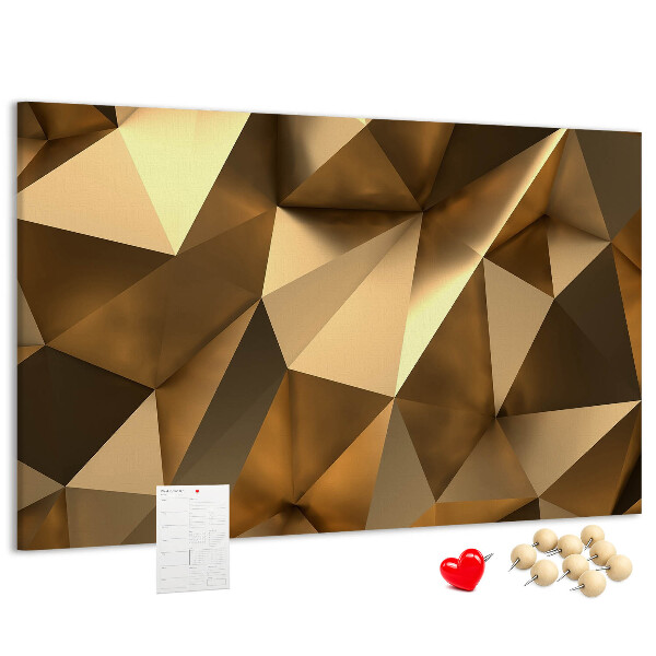 Cork board Triangles abstraction