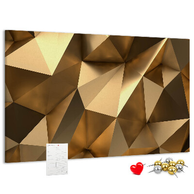 Cork board Triangles abstraction