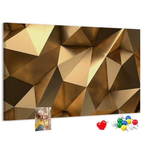 Cork board Triangles abstraction