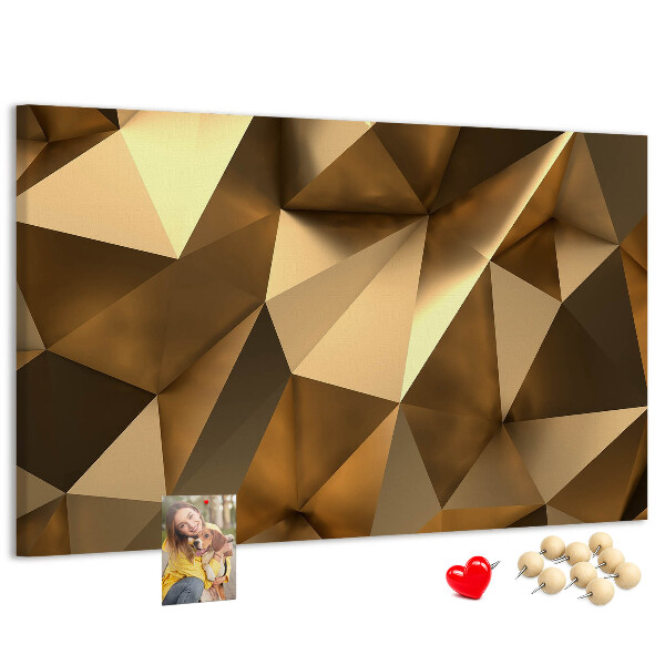 Cork board Triangles abstraction