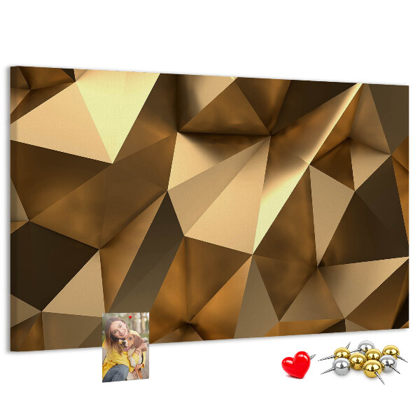 Cork board Triangles abstraction
