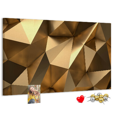 Cork board Triangles abstraction