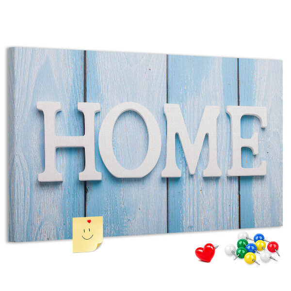 with home lettering