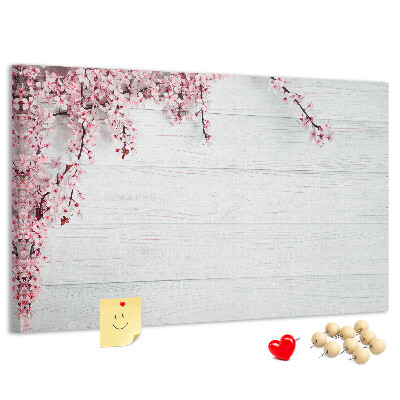 Cork display board Spring flowers