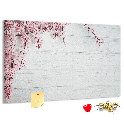 Cork display board Spring flowers