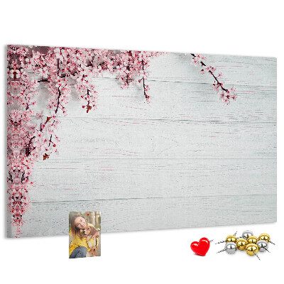 Cork display board Spring flowers