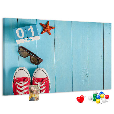 Cork display board First day of summer
