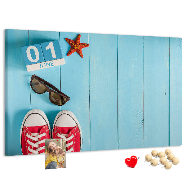 Cork display board First day of summer