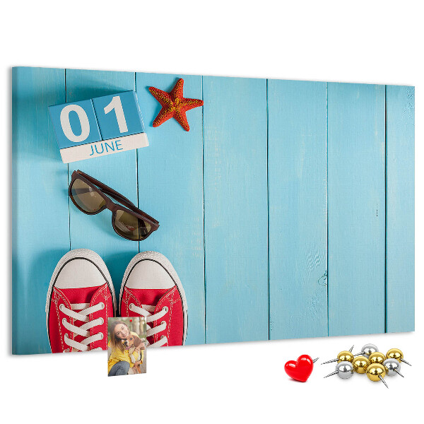 Cork display board First day of summer