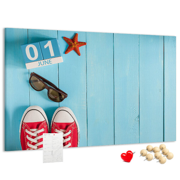 Cork display board First day of summer