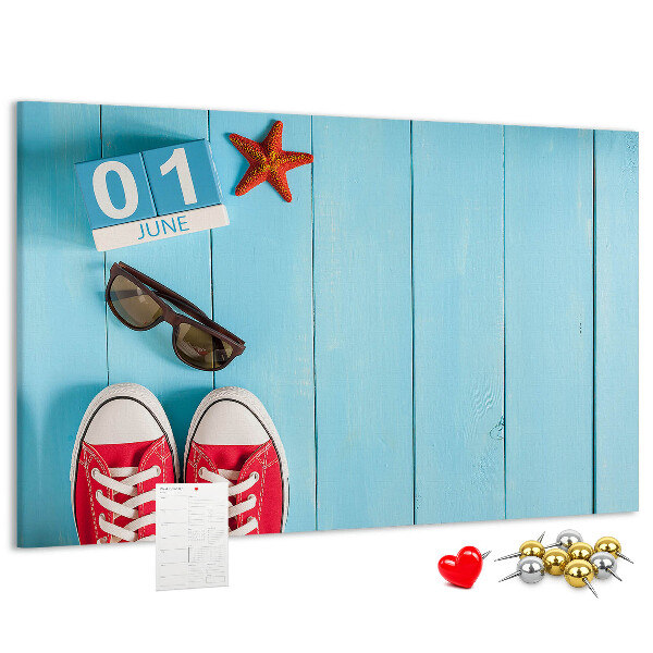 Cork display board First day of summer
