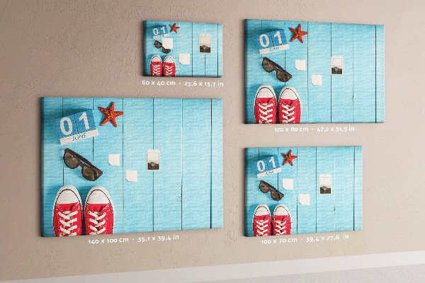 Cork display board First day of summer