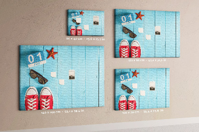 Cork display board First day of summer