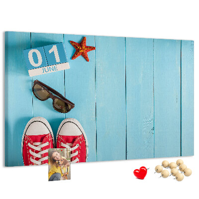 Cork display board First day of summer