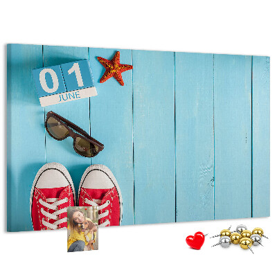 Cork display board First day of summer