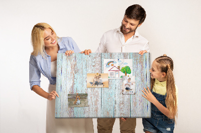 Cork display board Pastel wood
