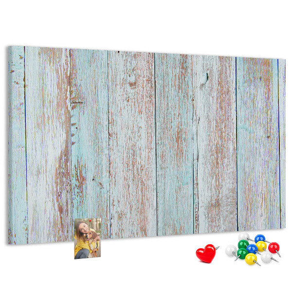 Cork display board Pastel wood