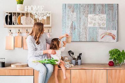 Cork display board Pastel wood