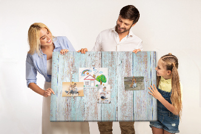 Cork display board Pastel wood