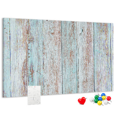 Cork display board Pastel wood