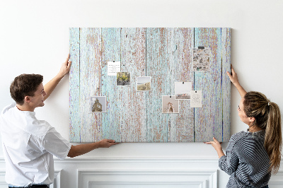 Cork display board Pastel wood